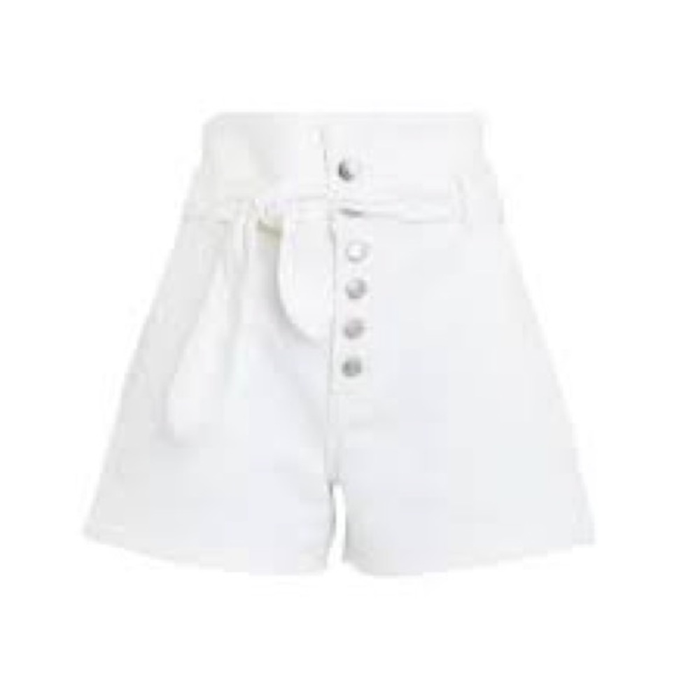 GRLFRND Cream High-Waisted Women Shorts